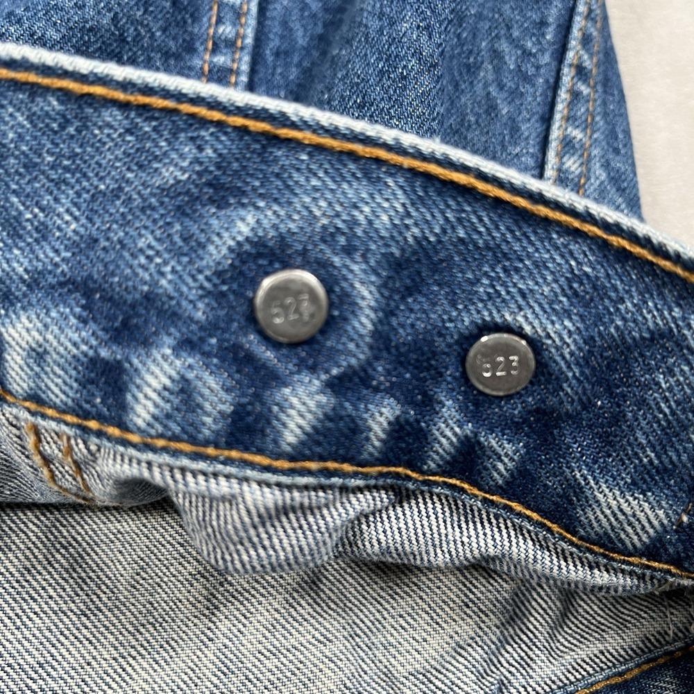 VTG Levi's 70506 0216 Denim Trucker Jacket Made In USA Size 40 L Distressed - Picture 11 of 11